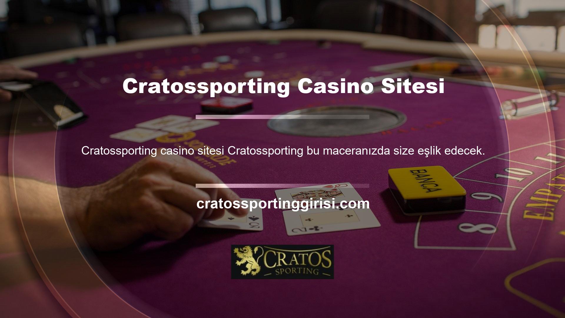 Cratossporting Başkası adına para çekebilir miyim? En güvenilir ve lisanslı casino sitelerinden biridir