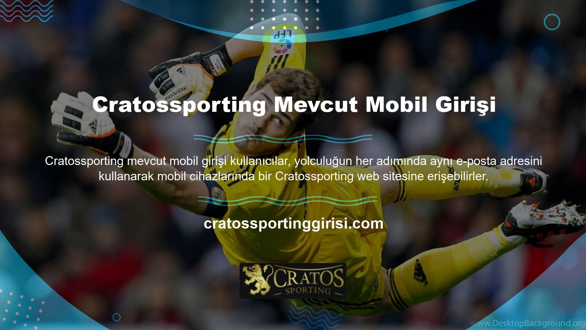 Cratossporting giriş Cratossporting sitesi, mükemmel mobil entegrasyon ve altyapıya sahip üst düzey siteler arasındadır