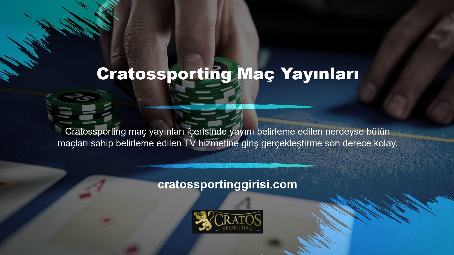 TV hizmetinin giriş adresini isterseniz canlı destek ile etkileşime geçerek isterseniz de Cratossporting Twitter hesabının bilgi evresinden kolayca öğrenebilirsiniz